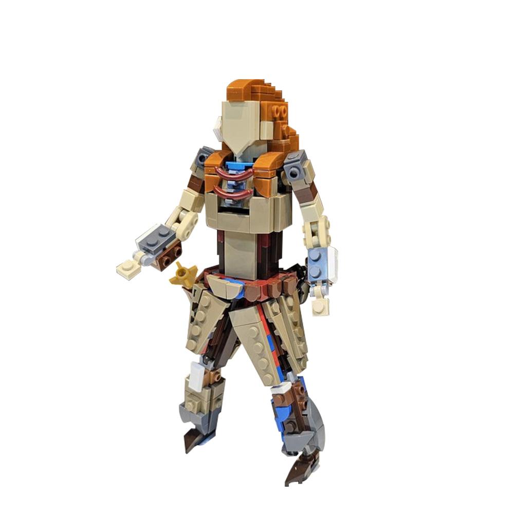 Gobricks MOC Игра Horizonss Zeros Dawn Модель Строительные блоки Алой Brickheads Фигурка Действия Кирпичик Игрушка DIY Собранная Игрушка Подарок для Детей