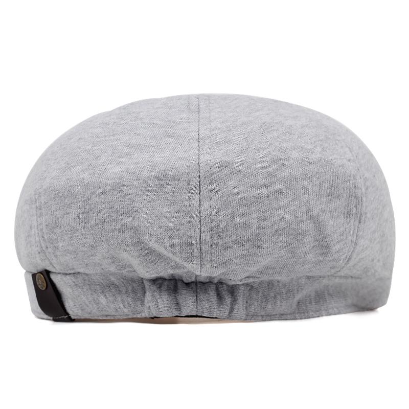 Newsboy Cap Men's Cotton Fashion Beret Autumn and Winter Warm Flat Hats