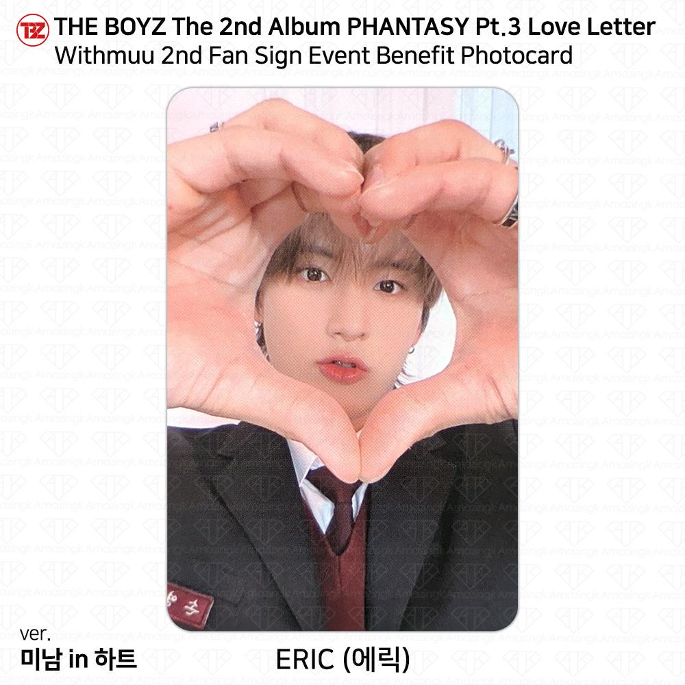 THE BOYZ Phantasy Pt.3 Love Letter Withmuu 2nd Fan Sign Benefit Photocard KPOP