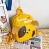 Adorable Animal Print Canvas Backpack For Kids Lightweight Breathable Design