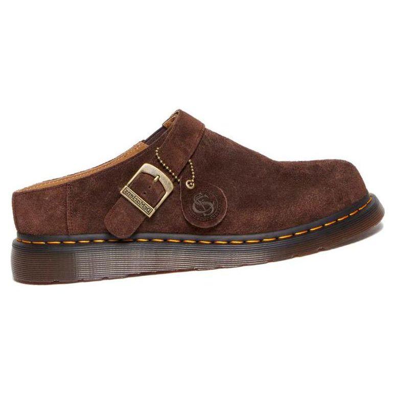 Dr. Martens Темно-коричневые кроссовки унисекс Isham Suede Shoe 30619201