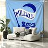 Millwall FC Art Wall tapestry, aesthetic printed fabric blanket, suitable for bedroom, living room, and home decor.