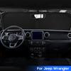 Автомобильные солнцезащитные козырьки на лобовое стекло для 2018-2023 Jeep Wrangler Rubicon Sahara TJ JK JKU 2-дверный 4-дверный авто