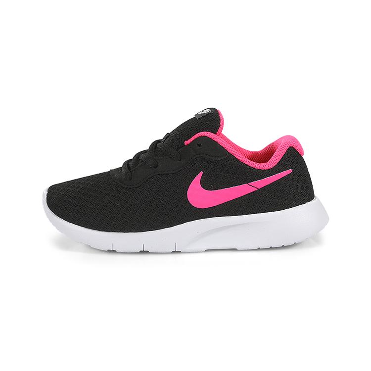 Nike Нескользящие Износостойкие Нескользящие Износостойкие Низкие Детские Повседневные Кроссовки Черные Дошкольные 818385-061