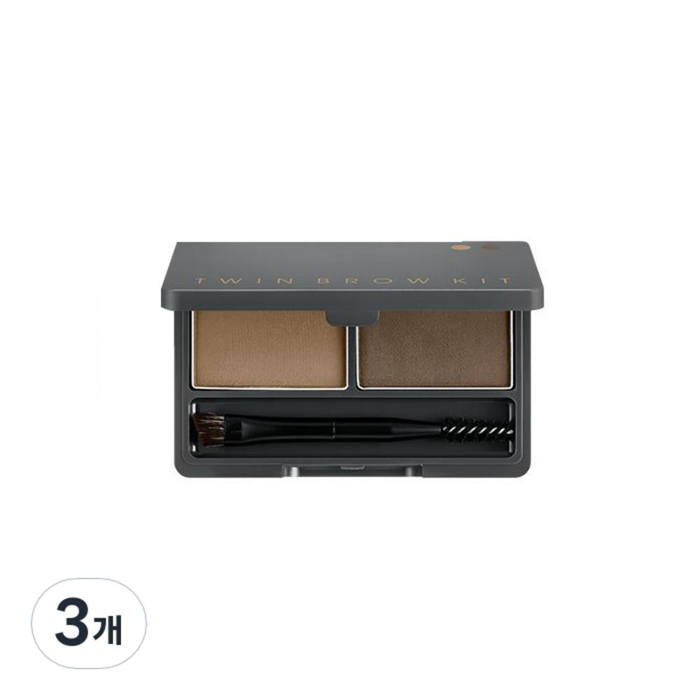 MISSHA Набор Twin Brow 4.4 г, нет. 1 Натуральный коричневый, 3 шт.