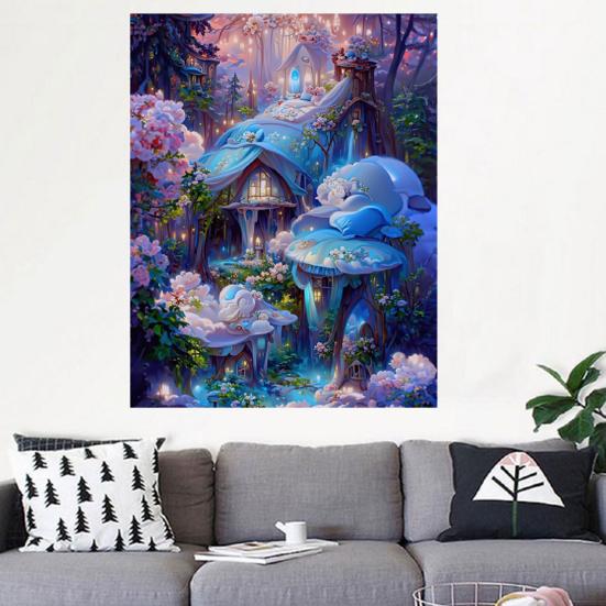 5D пейзаж Алмазный узор Artest Stream повышает креативность, уменьшает стресс, мозаика, алмазная вышивка, украшение для дома, сделай сам, подарок