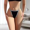 1pcs Fashion Style Black Sexy Women's G-string Underwear Breathable Sexy Lingerie Elegant Lady Panties Thongs Hot Sale Panty