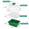 Seeds Starter Tray 6 Cells/12 Cells Seeds Germination Tray with Adjustable Humidity Vent Plant Nursery Box for Bonsai Seedlings Starting Growing