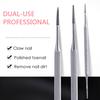 Stainless Toe Nail File Double Ended Pedicure File Satin Edge Ingrown Toe Nail Lifter Onychomycosis 