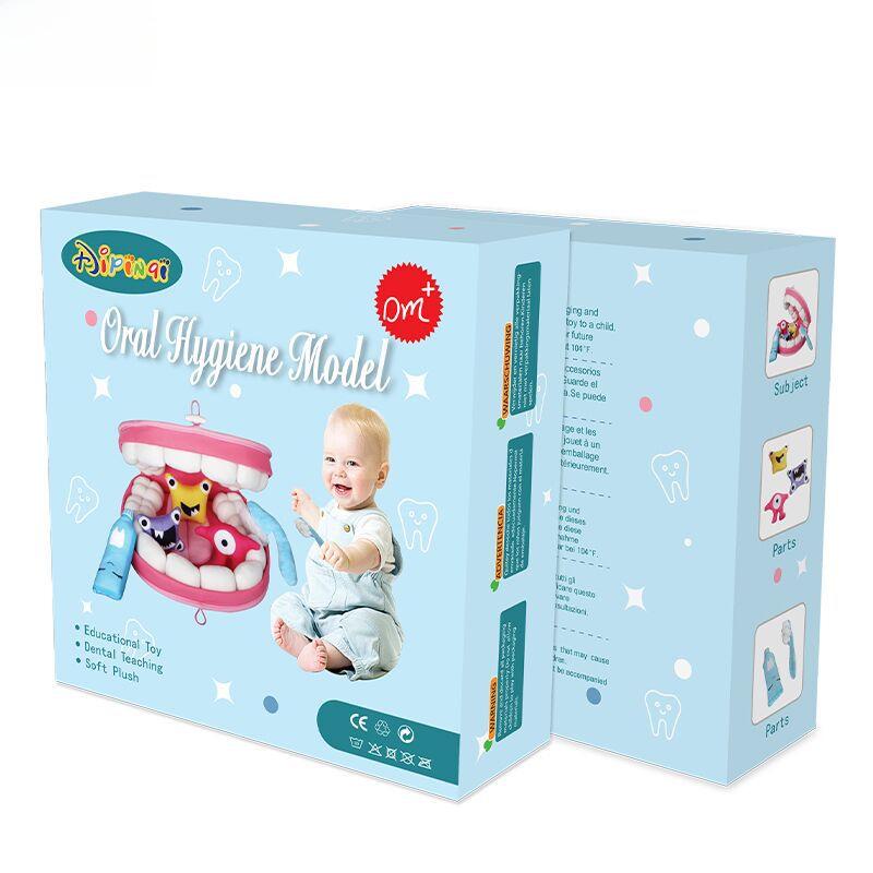 Набор мягких игрушек для чистки зубов Aipinqi для раннего развития детей