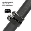 Seatpost Clamp Good Toughness Hollow Anti-deformation Tight Thread Aluminum Alloy Double-layer Mountain Road Bike Seat Tube Clip Bike Accessories