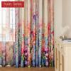 1 шт. Серия Nuan Красочные шторы в пасторальном стиле Модные шторы с принтом Полностью светонепроницаемые шторы для спальни, гостиной, балкона, окна для домашнего декора