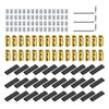 Клеммы для проводов с быстрым подключением 10 AWG, латунные разъемы 60 А, гайки, набор из 30 штук с аксессуарами для легкой установки