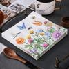20 шт./упак. 33*33 см 2-слойные одноразовые салфетки для вечеринок с цветочным узором