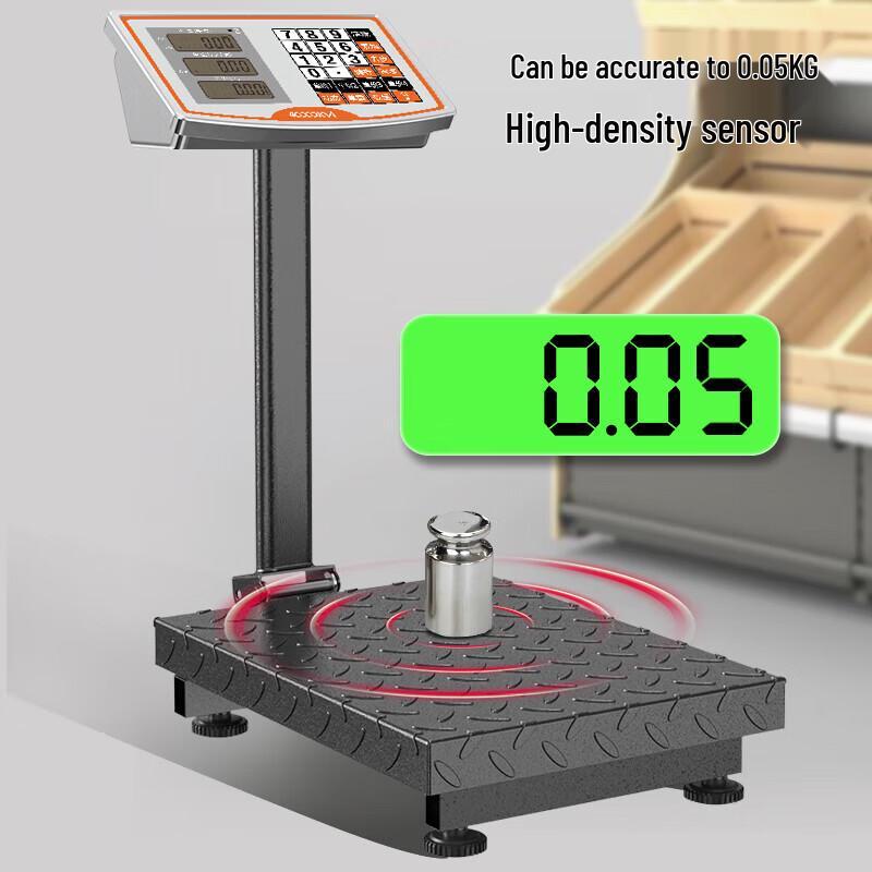 Carefully Commercial 180KG Foldable Stainless Steel Pricing Scale (CN version)