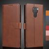 Кошелек Чехол-книжка Кожаный Чехол для Xiaomi Redmi Note 9 6.53" Global ПУ Кожаные Сумки для Телефона Защитный Чехол Fundas Coque