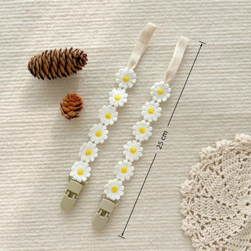 Little Daisy Nipple Bracket Holder Safe Pacifier Chain New Pacifier Clips Toddler