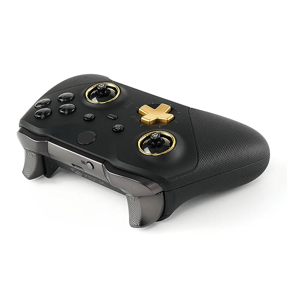 Акцентные кольца для джойстика Аксессуары для Xbox One Elite Series 2 Переключатели профилей Кнопки с отверткой Матовый хром