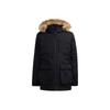 Utilitas Outdoor Sports Hooded Parka Jacket Men Outwear Black GT1699