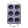 Силиконовая форма для торта 6 ячеек Модель для кексов Маффинов Тарта Форма для выпечки