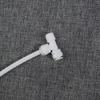1/2" External Thread T-Type Side 7544 Three-Way Water Purifier Connector for PE Pipe
