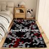 High-definition printed Insane Clown Posse rap band-themed rug suitable for living rooms, bedrooms, sofa décor, and children's non-slip floor mats.