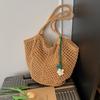 Пляжная сумка для отдыха на море женская большой вместимости новая повседневная сумка на плечо высококлассная плетеная соломенная сумка