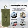 Портативная сумка для хранения очков с пряжкой, тактический контейнер для солнцезащитных очков для женщин и мужчин, жесткая сумка для путешествий на открытом воздухе, для очков