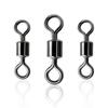 Steel Accessories Ball Bearing Barrel Fishing Rolling Swivel Ring Swivel Connector Fishing Gear