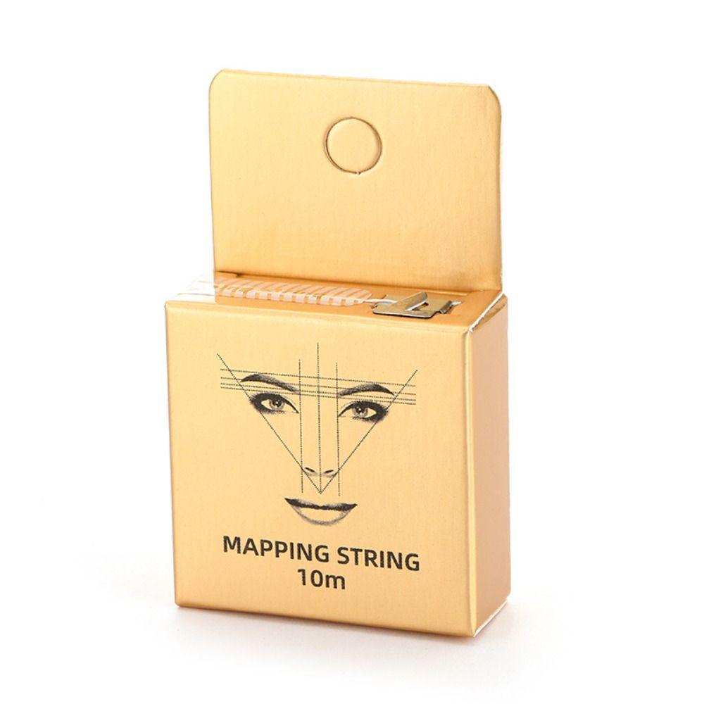 10 м маркер для бровей, нить с предварительно нанесенными чернилами, инструмент для рисования бровей, нить для татуировки бровей, бровей