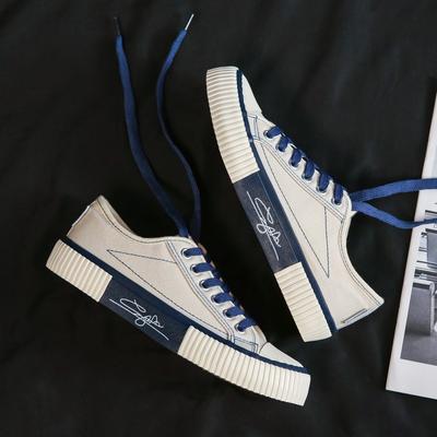 Весенние новые парусиновые туфли-бисквиты, женские низкие кеды, модная женская обувь, студенческая обувь