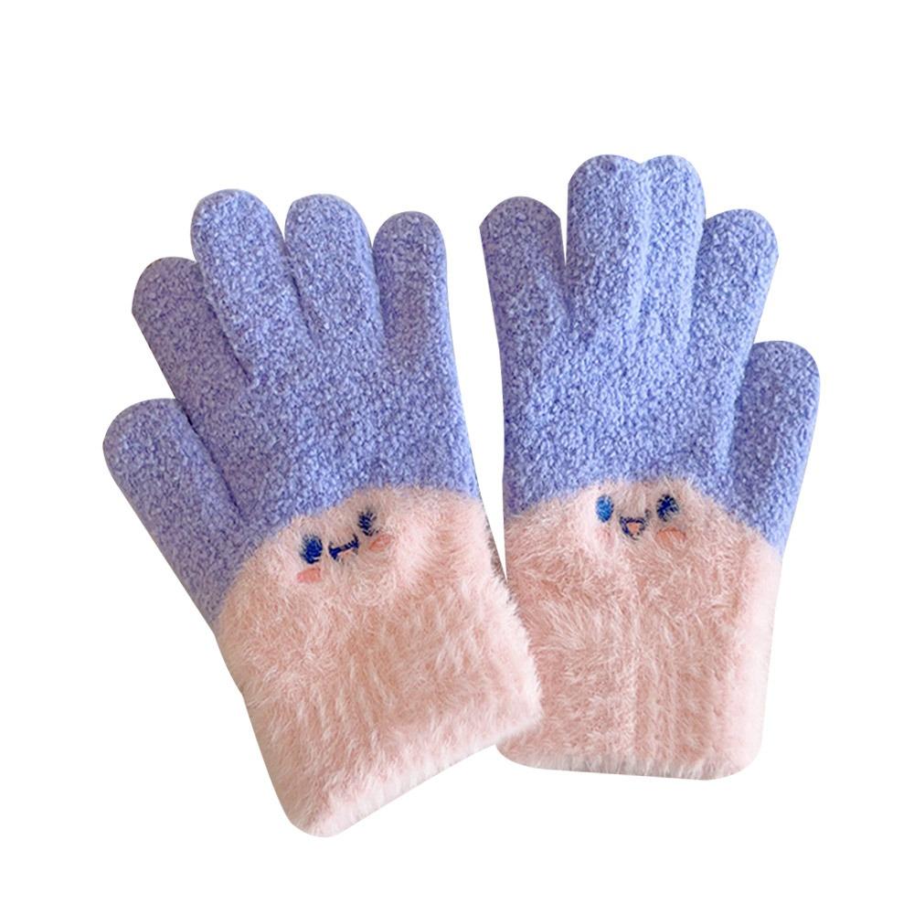 Coldproof Kids Winter Gloves Windproof Baby Gloves Cute Children Mittens for 7-15 Years Old Toddler