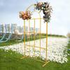 Bymaocar 6.6×3.3ft Metal Arch Stand, Garden Arbor Frame Backdrop Stand,Balloon Flower Stand for Wedding Party Stable and Durable