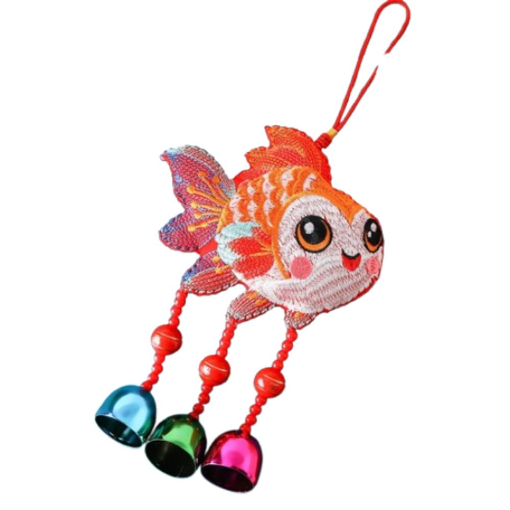 Подвески ручной работы в виде китайских счастливых мешочков. Традиционные новогодние подвески. Новогоднее украшение.