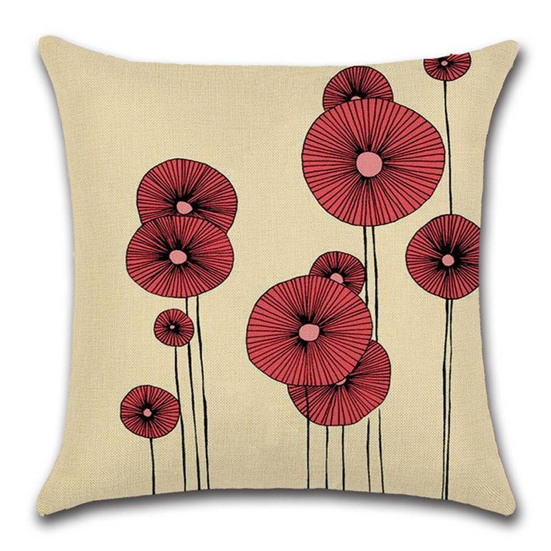 Stylish Floral Cushion Cover For Bedroom Dining Room And Home Office 45cm