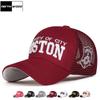 Northwood New Summer BOSTON Letters Mesh Baseball Hat Sunshade Men's and Women's Embroidery Sunshade Breathable Mesh Duck Tongue Trucker Hat