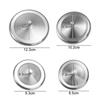 Durable Mug Cover 8.5/9.3/10.2cm Drink Cup Lids Stainless Steel Cup Lids  Coffee