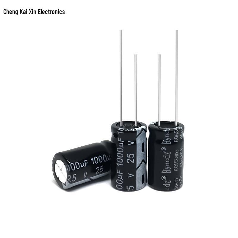 Original Genuine Aluminum Electrolytic Capacitor 25V 1000uF 10x17 uF
