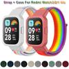 Нейлоновый браслет-петля + чехол для Redmi Watch 3/2/1 Lite, сменный ремешок для смарт-часов Redmi Watch 1/2/Lite Watch Lite, чехол для браслета