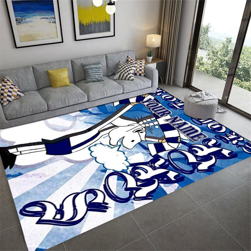 Custom Name Lech Poznań Carpet Rug for Living Room Bedroom Home Sofa Decoration,Kids play Non-slip Floor Mat