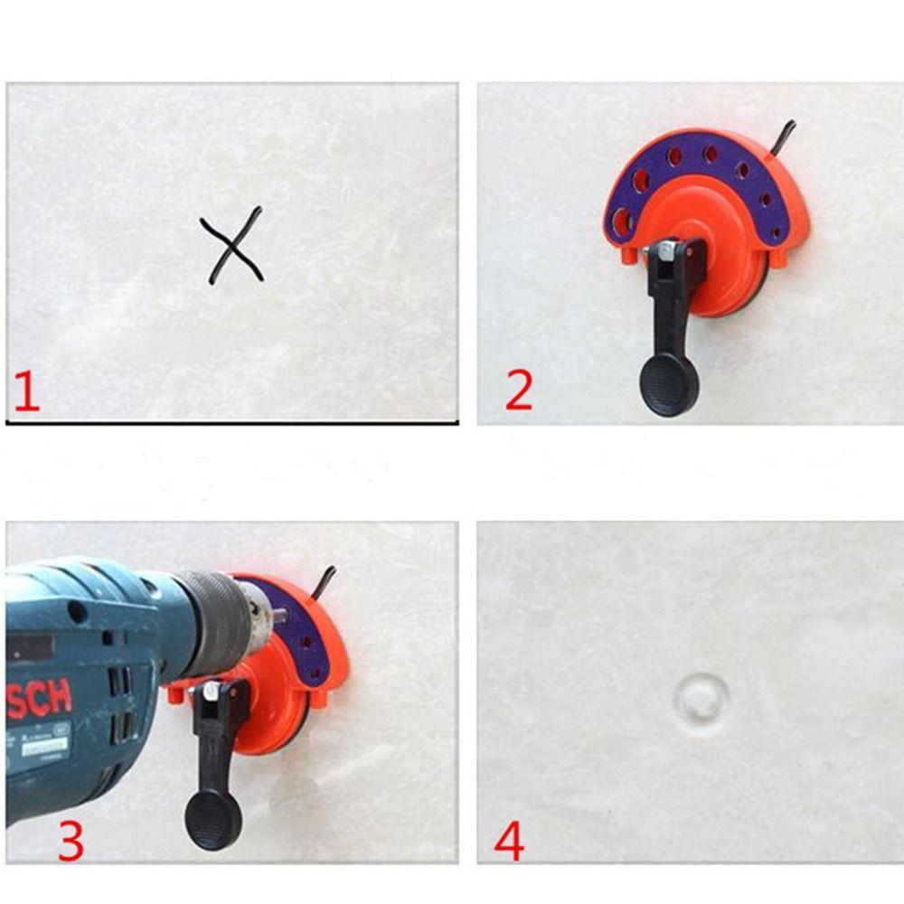 Construction Tool Drill Bit Glass Openings Locator Drill Guide Tile Glass Hole  Locator Tile Sucker