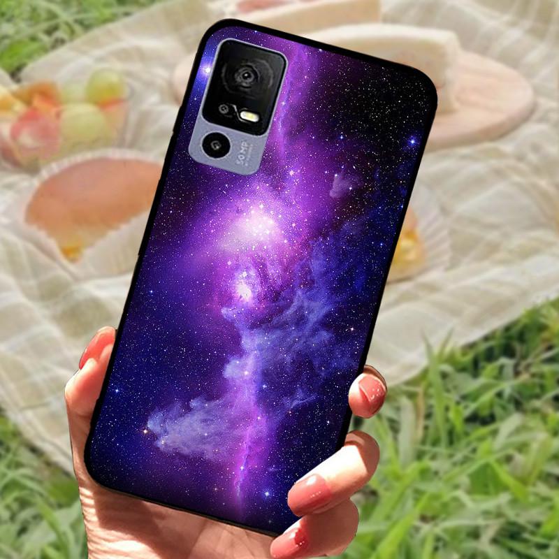 Soft TPU Phone Case For TCL 40R 5G Shockproof Black Protection Bumper For TCL 40 R 5G Beautiful Fashion Phone Back Fundas Coques