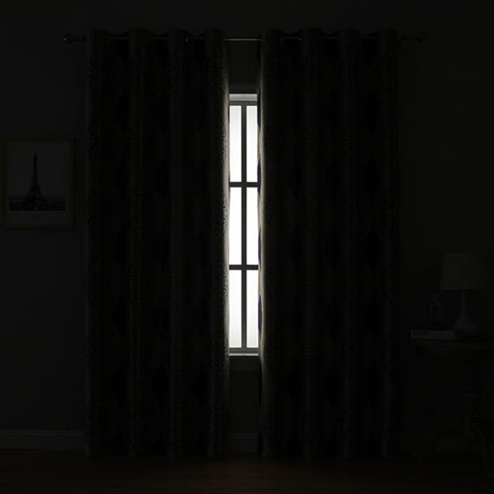 Полиэстеровая занавеска премиум-класса, устойчивая к разрыву, стильная затемняющая занавеска из полиэстера с люверсами для детской комнаты