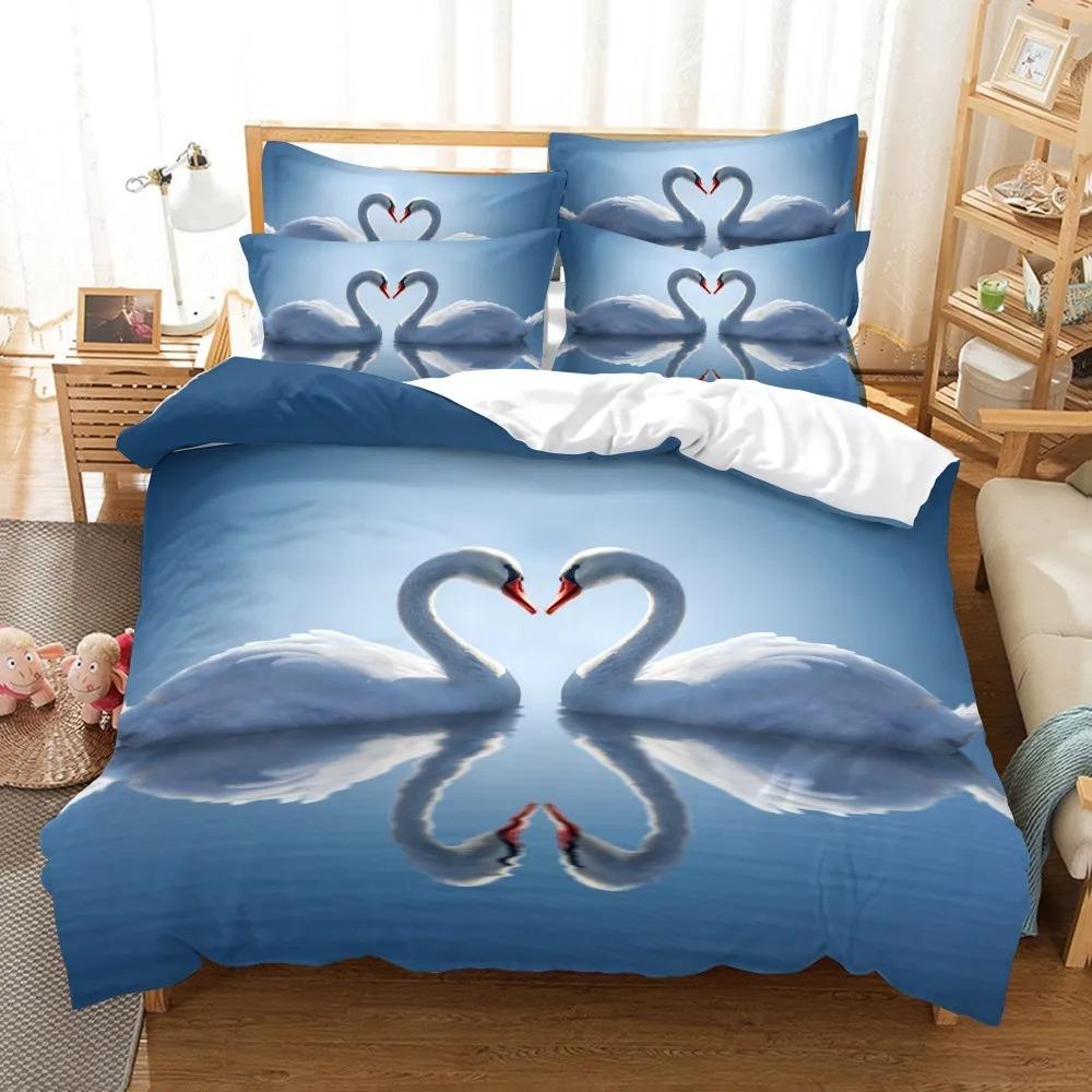 3D Цветные Постельные Комплекты Зебра Животные Пододеяльник Собаки Комплект Покрывала Дельфин Лев Тигр Одеяло Постельное Белье Наволочка