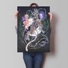 Lugia Ho-Oh Pokemon Unframed Canvas Painting Comic Themed Anime Wall Decor  Unique Collection Enhance Your Living Space