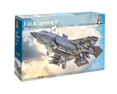 Пластиковая модель F-35B Lightning II в масштабе 1/48 от Italeri с инструкцией на японском языке (IT92810JP) (Самолет)