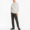Puma Winterized Crew Logo Fleece-Lined Sport Knit Sweater Men Sweater Ivory 846545-73