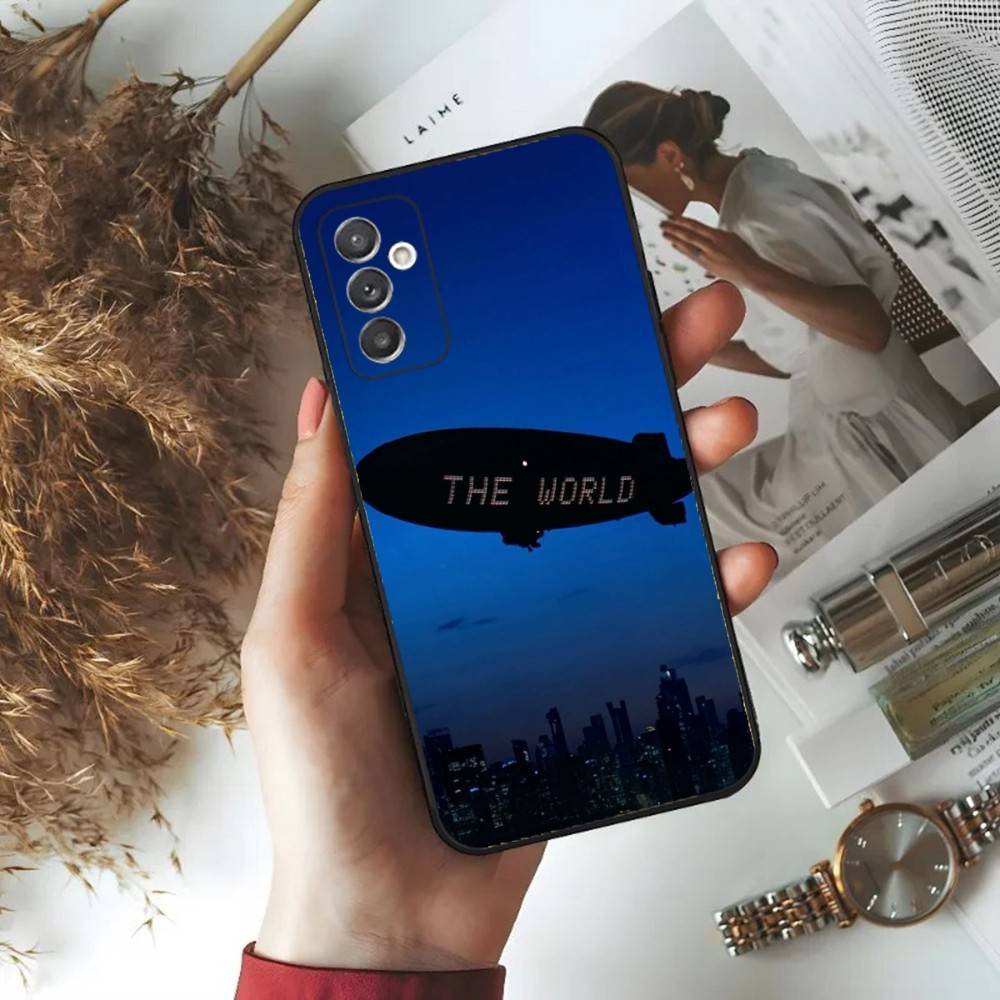 S-Scarface The World Is Yours Phone Case For Samsung S24,23,22,30,21,10,9,Ultra,Plus,Lite,FE,5G Black Soft Case