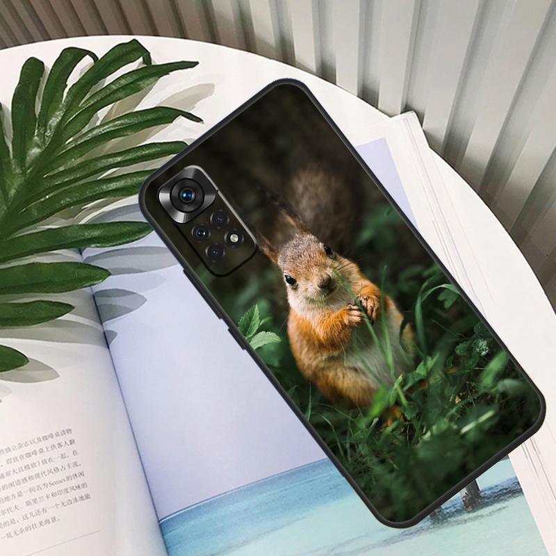 Чехол с белкой для Xiaomi Redmi Note 14 13 10 11 12 15 Pro Plus Чехол для Redmi 15C 14C 10C 12C 13C 15