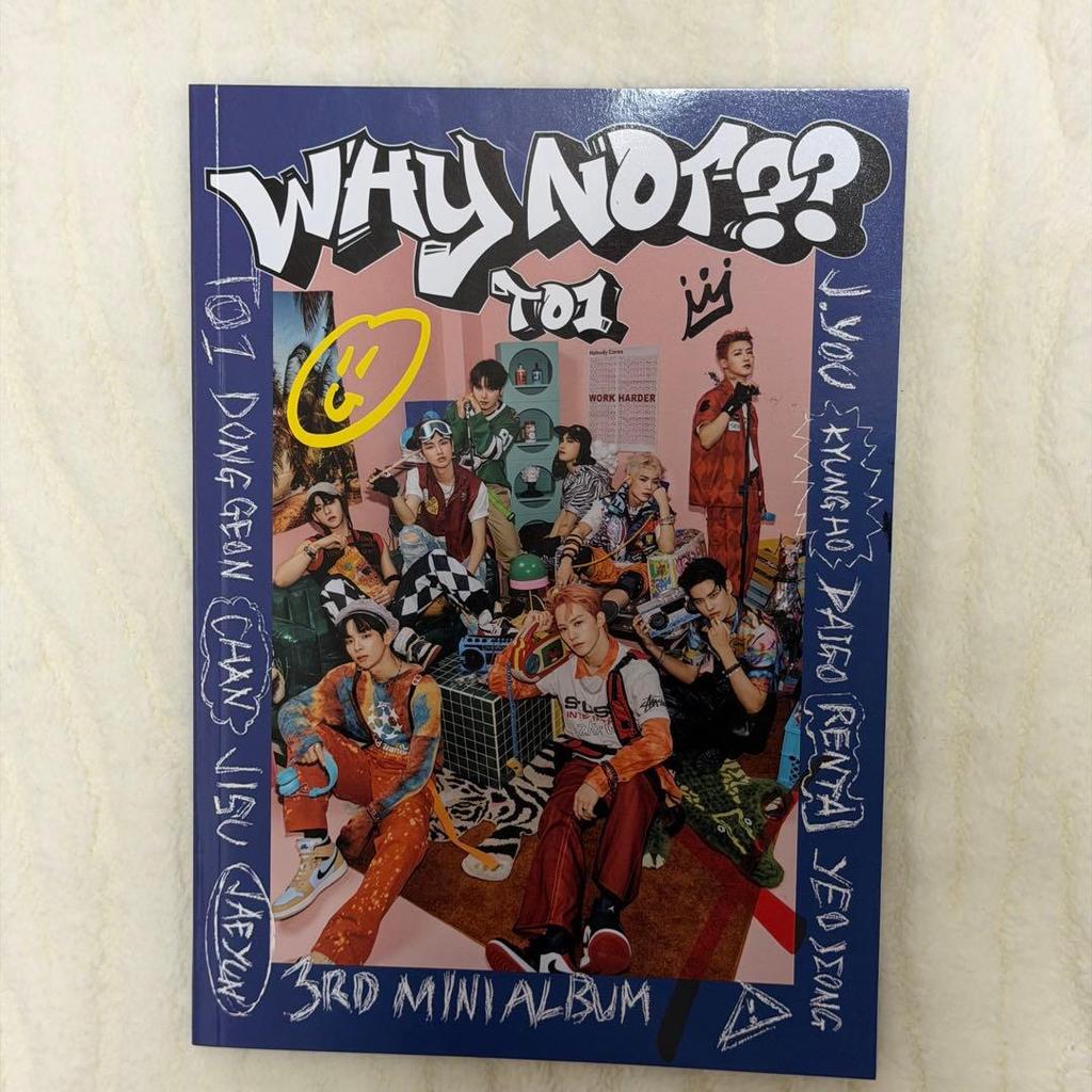 [Б/У] TO1 WHY NOT? 3-й мини-альбом (Подписано)
